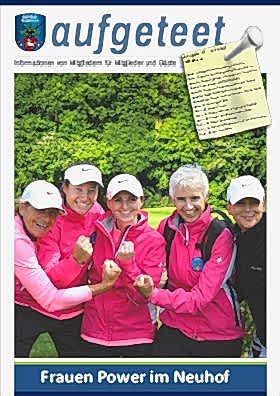 Golfclub Neuhof Magazin aufgeteet Cover Nr15