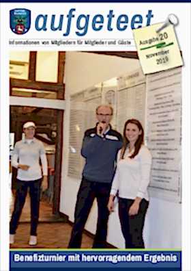 Golfclub Neuhof Magazin aufgeteet Cover Nr20